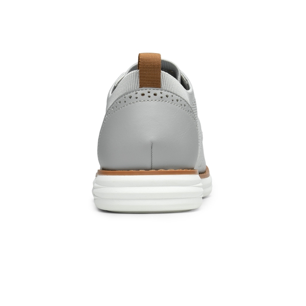 [KnitFlex SmartCraft] Men's Lightweight Wingtip Oxford Shoes - GREY - 4