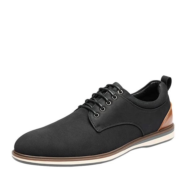 Men's Non-Slip Casual Oxford Shoes - BLACK -  0