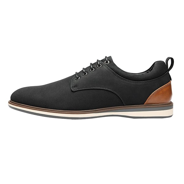 Men's Non-Slip Casual Oxford Shoes - BLACK - 2