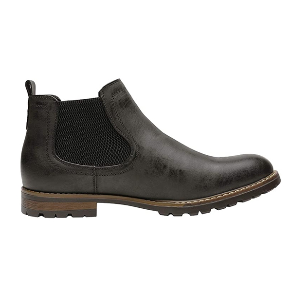 Men's Comfortable Chelsea Ankle Boots - BLACK - 2