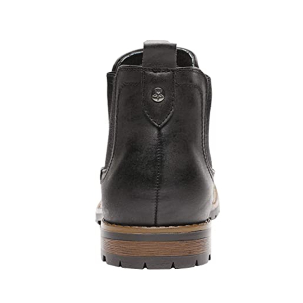 Men's Comfortable Chelsea Ankle Boots - BLACK - 3