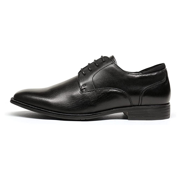 Men's Classic Plain Toe Oxford Shoes - BLACK - 1