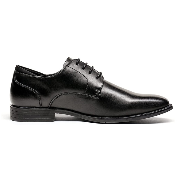 Men's Classic Plain Toe Oxford Shoes - BLACK - 2