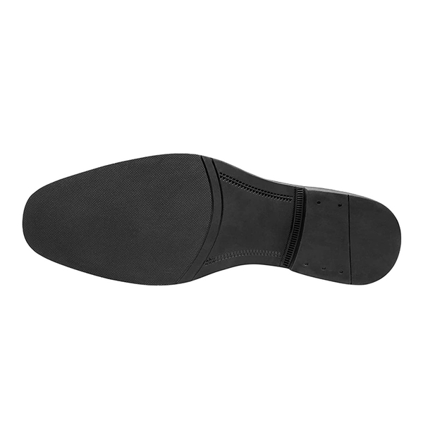 Men's Classic Plain Toe Oxford Shoes - BLACK - 5