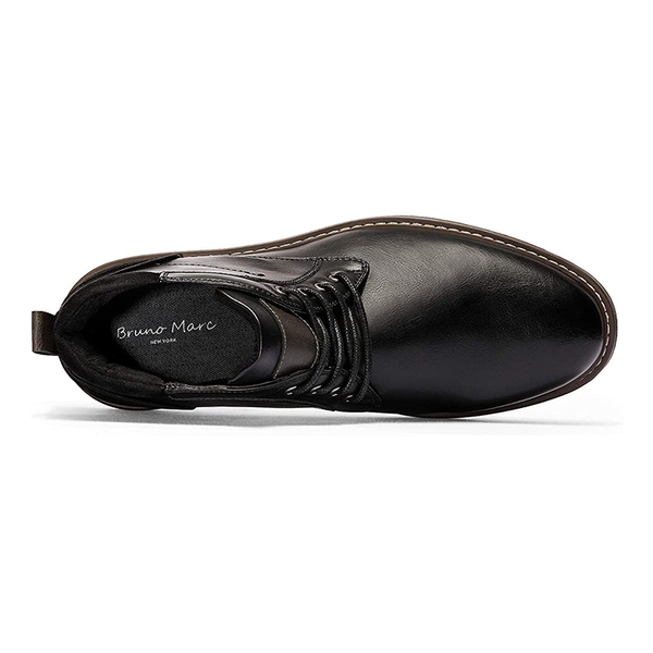 Men's Lace-Up Dress Chukka Boots - BLACK - 2