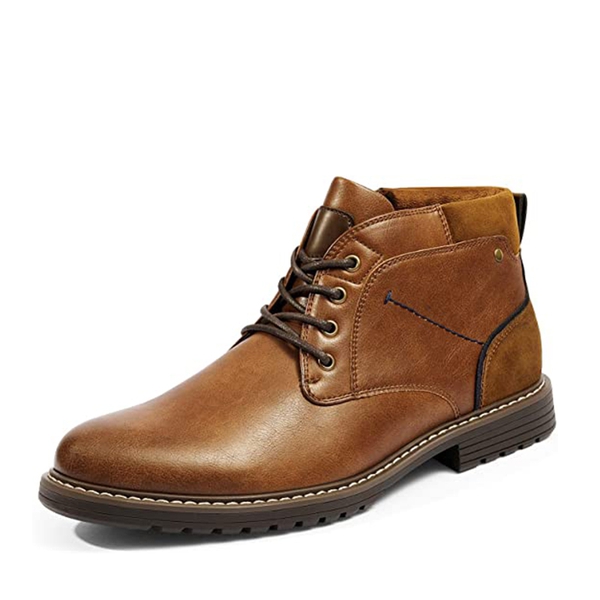 Men's Lace-Up Dress Chukka Boots - BROWN -  0