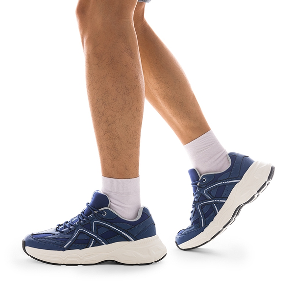 [Cam] Men's Retro Fashion Sneakers - NAVY - 1