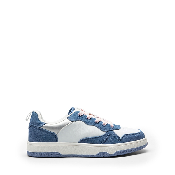 [Char] Women’s Casual Low-Top Sneakers - WHITE BLUE - 3