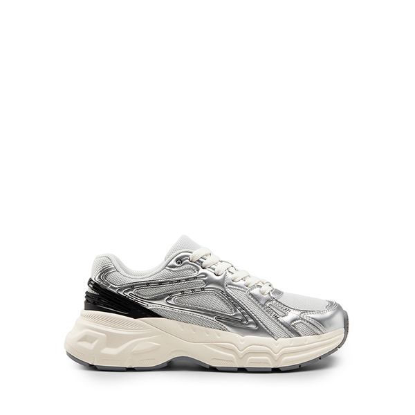 [Liv] Comfortable Chunky Platform Sneakers - SILVER - 3