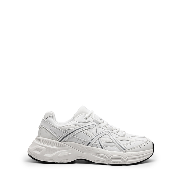 [Cam] Men's Retro Fashion Sneakers - WHITE - 4