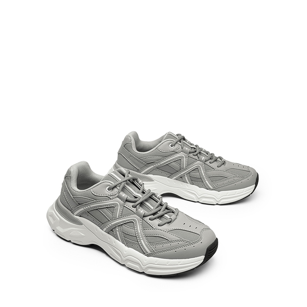 [Cam] Men's Retro Fashion Sneakers - GREY - 7