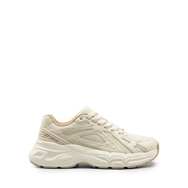 [Liv] Comfortable Chunky Platform Sneakers - BEIGE - 3