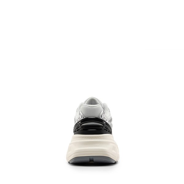 [Liv] Comfortable Chunky Platform Sneakers - SILVER - 4