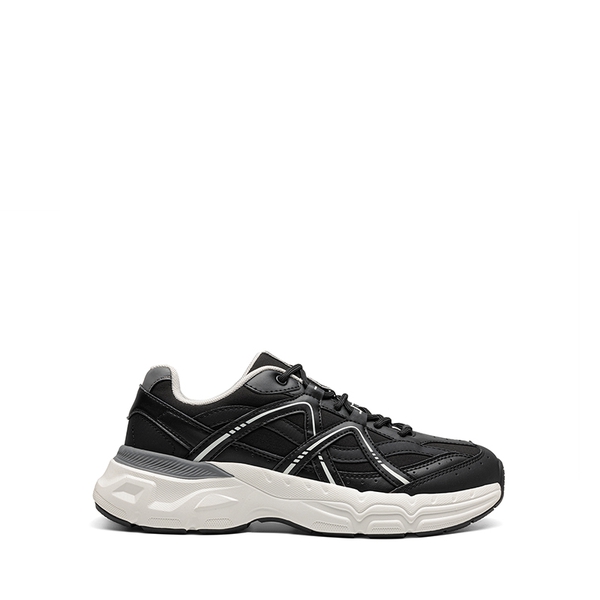 [Cam] Men's Retro Fashion Sneakers - BLACK - 4