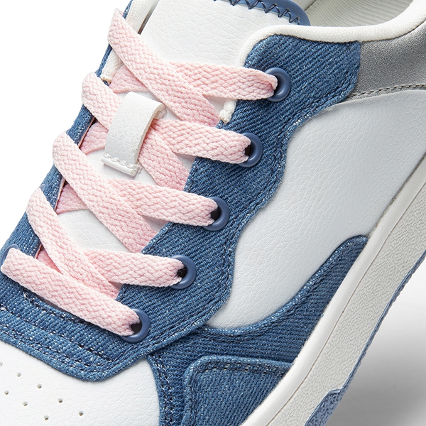 [Char] Women’s Casual Low-Top Sneakers - WHITE BLUE - 5