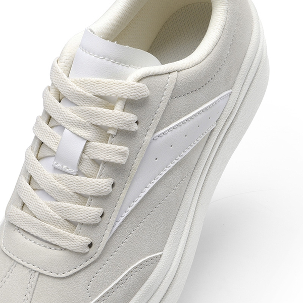 [Val] Retro Platform Fashion Sneakers - BEIGE - 6