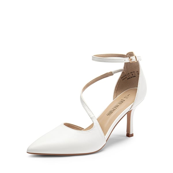 Pointed Toe Ankle Strap Stiletto High Heels DREAM PAIRS