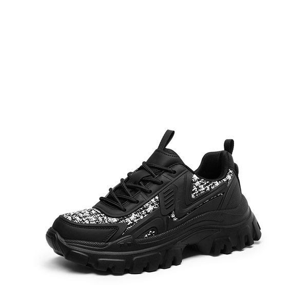 [Maeve] Casual Chunky Sneakers - ALL BLACK -  0