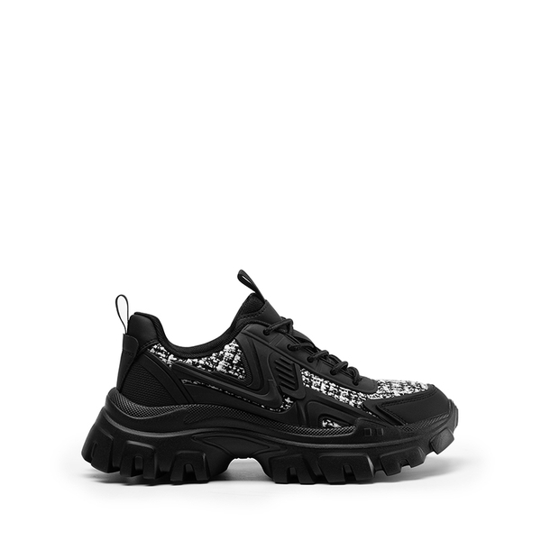 [Maeve] Casual Chunky Sneakers - ALL BLACK - 3