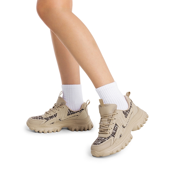[Maeve] Casual Chunky Sneakers - APRICOT - 1