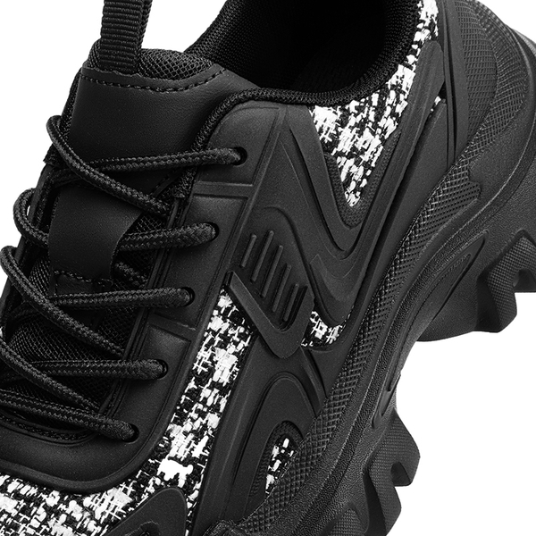 [Maeve] Casual Chunky Sneakers - ALL BLACK - 5