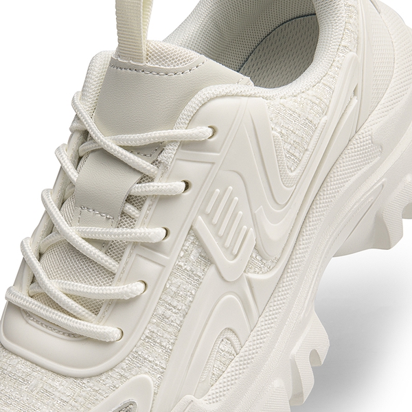 [Maeve] Casual Chunky Sneakers - WHITE - 5