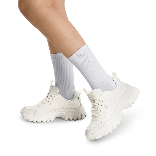 [Maeve] Casual Chunky Sneakers - WHITE - 2