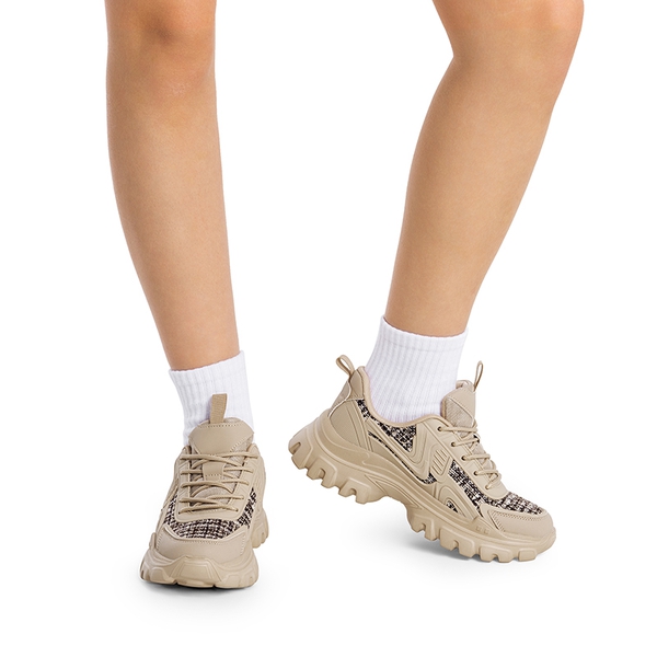 [Maeve] Casual Chunky Sneakers - APRICOT - 2
