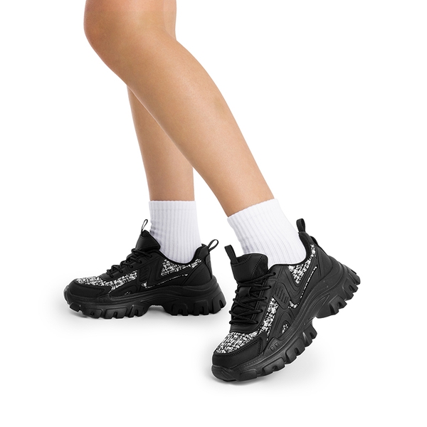[Maeve] Casual Chunky Sneakers - ALL BLACK - 2