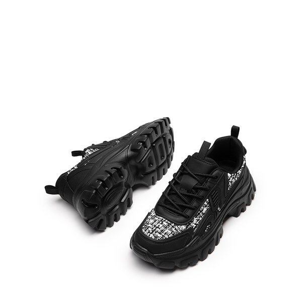 [Maeve] Casual Chunky Sneakers - ALL BLACK - 4