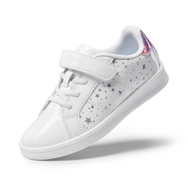 [Storybook DiscoStar] Shiny Star Pattern Sneakers - WHITE -  0