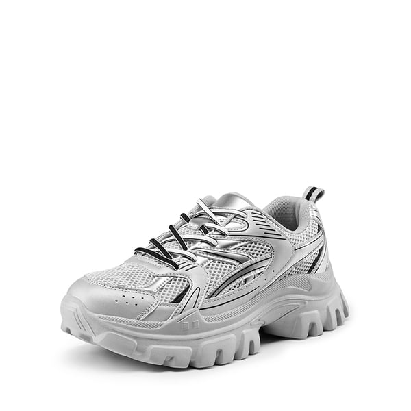 [Heidi] Comfortable Trendy Chunky Sneakers  - GREY -  0