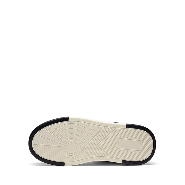[Oli] Round-Toe Platform Fashion Sneakers - WHITE BLACK - 4