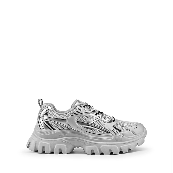 [Heidi] Comfortable Trendy Chunky Sneakers  - GREY - 3