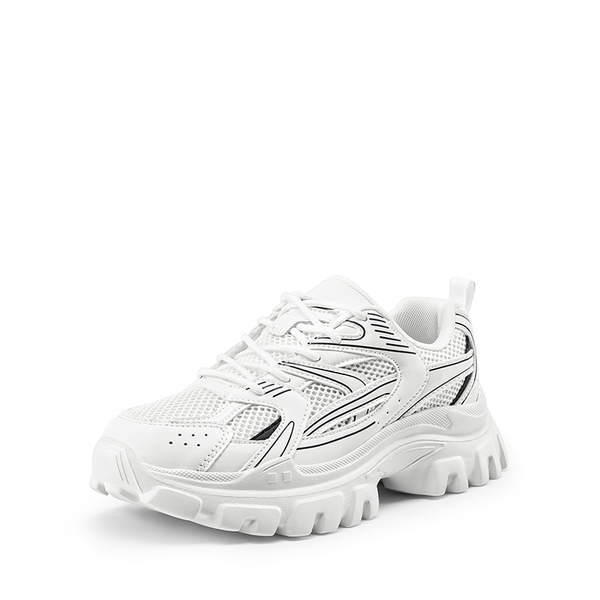 [Heidi] Comfortable Trendy Chunky Sneakers  - WHITE -  0