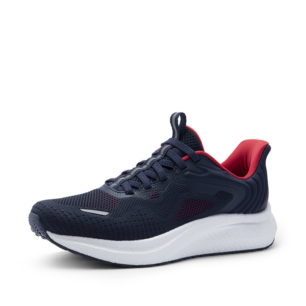Men's Knitted Comfortable Walking Sneakers - NAVY -  0