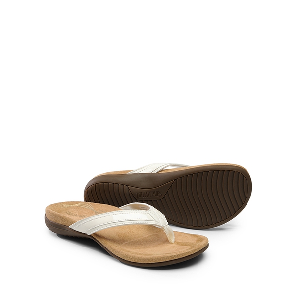 Lightweight 3D Arch Support Flip-flops - WHITE - 7