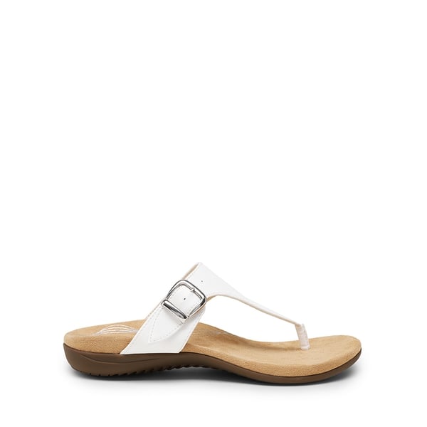 Buckle 3D Arch Support Flip-flops - WHITE - 1