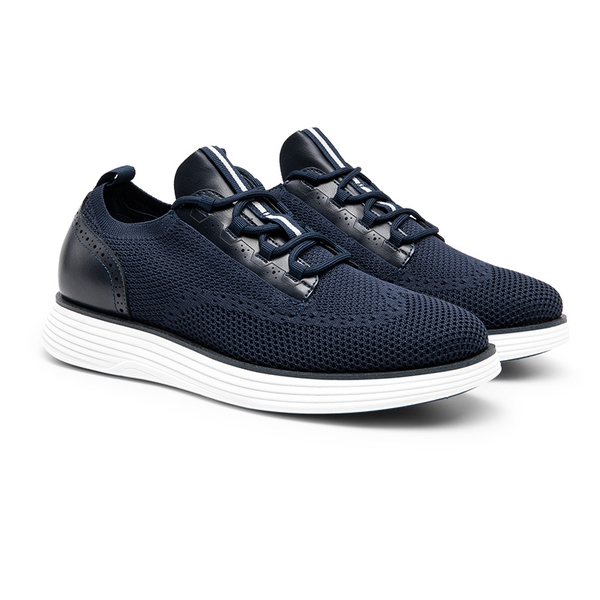 [MaxFlex SuiteCraft+] Men's Smart Mesh Oxford Shoes - BLUE - 2