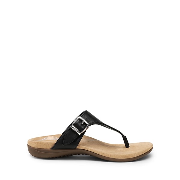 Buckle 3D Arch Support Flip-flops - BLACK - 1