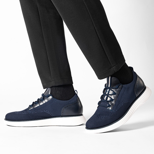 [MaxFlex SuiteCraft+] Men's Smart Mesh Oxford Shoes - BLUE - 6