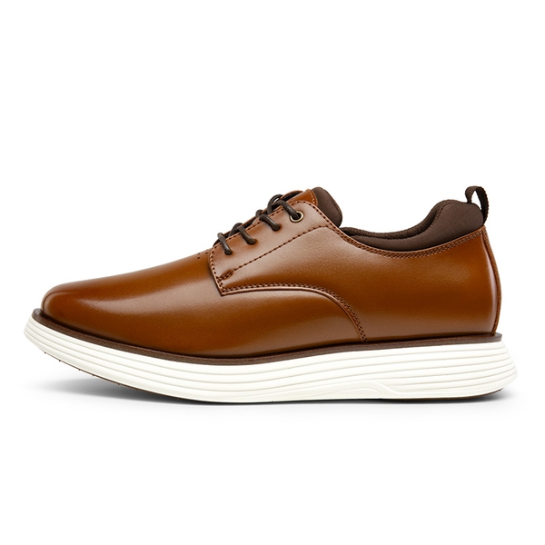 [MaxFlex SuitePolish-] Men's Smart Casual Oxford Sneakers - BROWN - 1