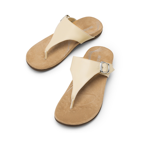 Buckle 3D Arch Support Flip-flops - NUDE - 4