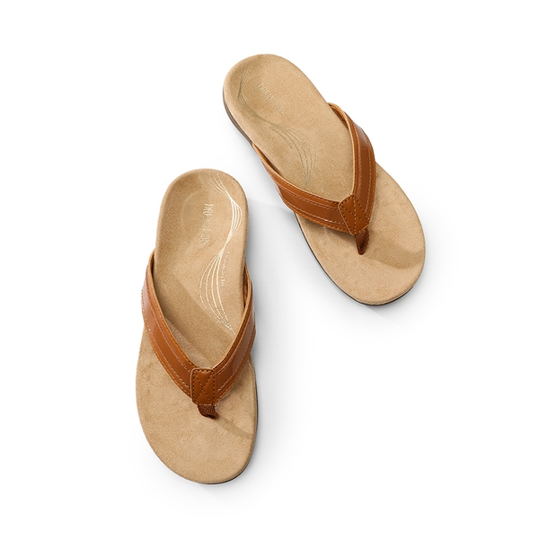 Lightweight 3D Arch Support Flip-flops - BROWN - 6