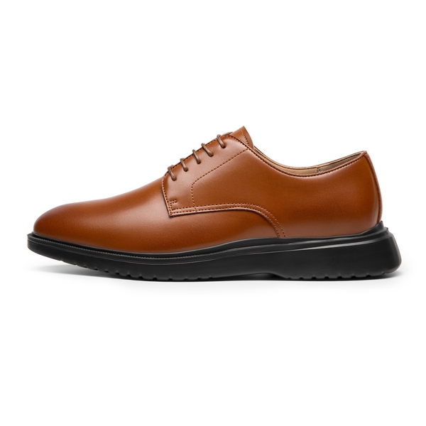 [MaxFlex Ease Polish] Men's Comfortable Oxford Shoes - BROWN - 1