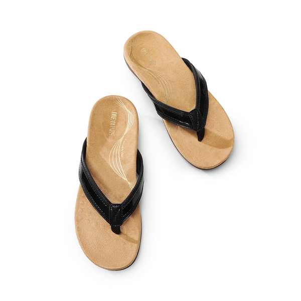 Lightweight 3D Arch Support Flip-flops - BLACK - 6