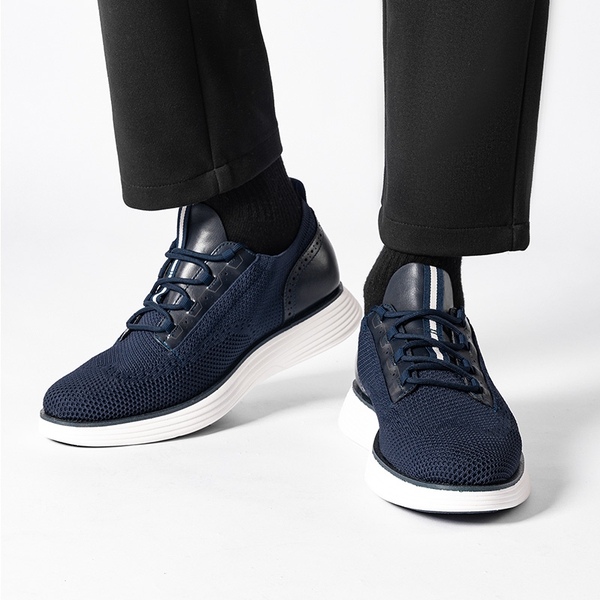 [MaxFlex SuiteCraft+] Men's Smart Mesh Oxford Shoes - BLUE - 5
