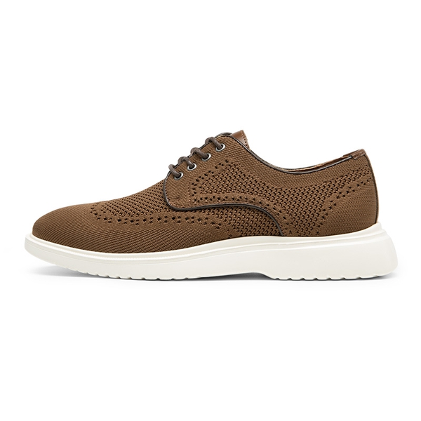 [MaxFlex Ease Polish] Men's Lightweight Oxford Shoes - BROWN - 1