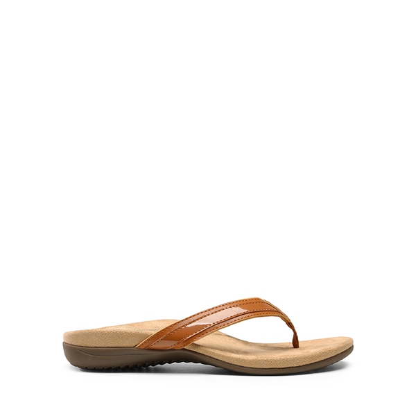 Lightweight 3D Arch Support Flip-flops - BROWN - 4