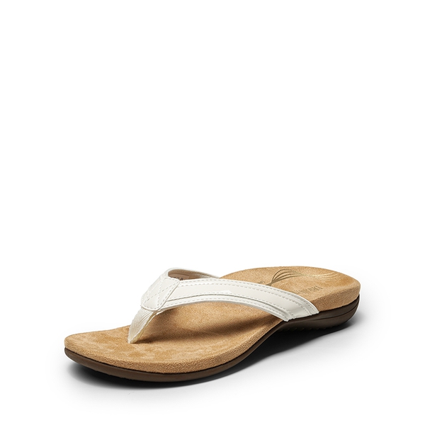 Lightweight 3D Arch Support Flip-flops - WHITE -  0